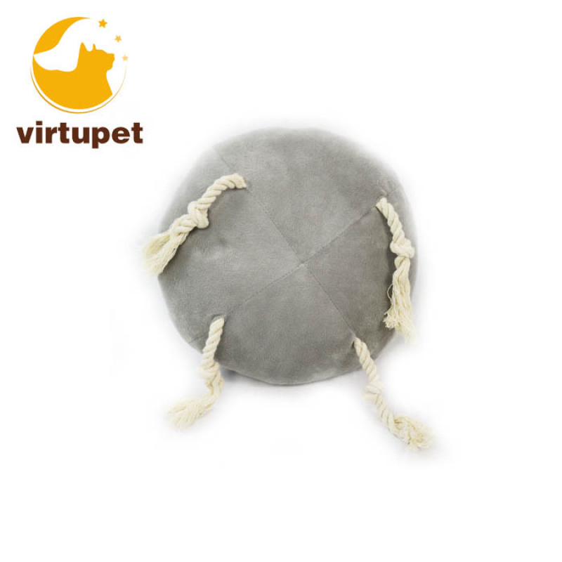 Interactive Squeaky hide and seek plush dog toy Alien UFO Spaceship Durable Puzzle Plush dog soft toy