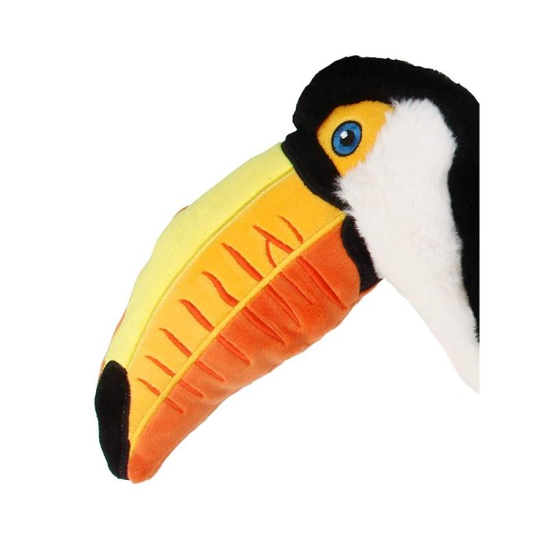 Wholesale Parrot Shape Squeaky Plush Dog Toy custom dog plush toy