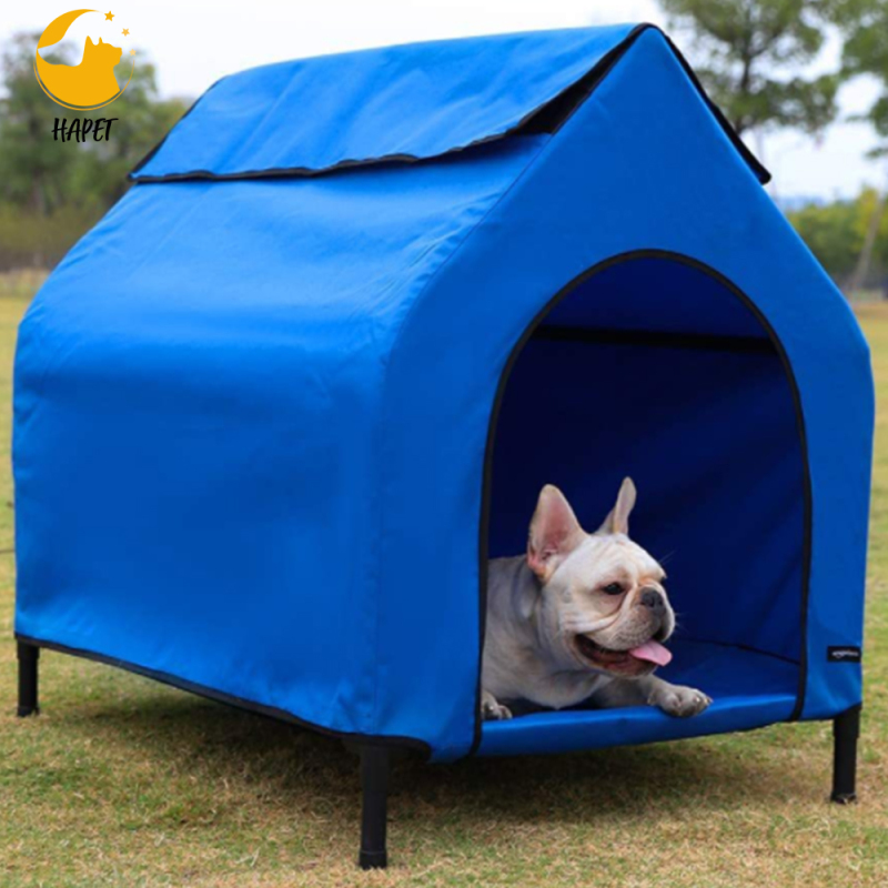 Breathable 600D PVC Medium Dog House For Puppy Elevated Dog House