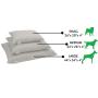 Orthopedic Bed For Dog Premium Cotton Virgin Wool Soft Cushion Pet Mattress Removable Washable Cover Indoor Durable Dog Bed