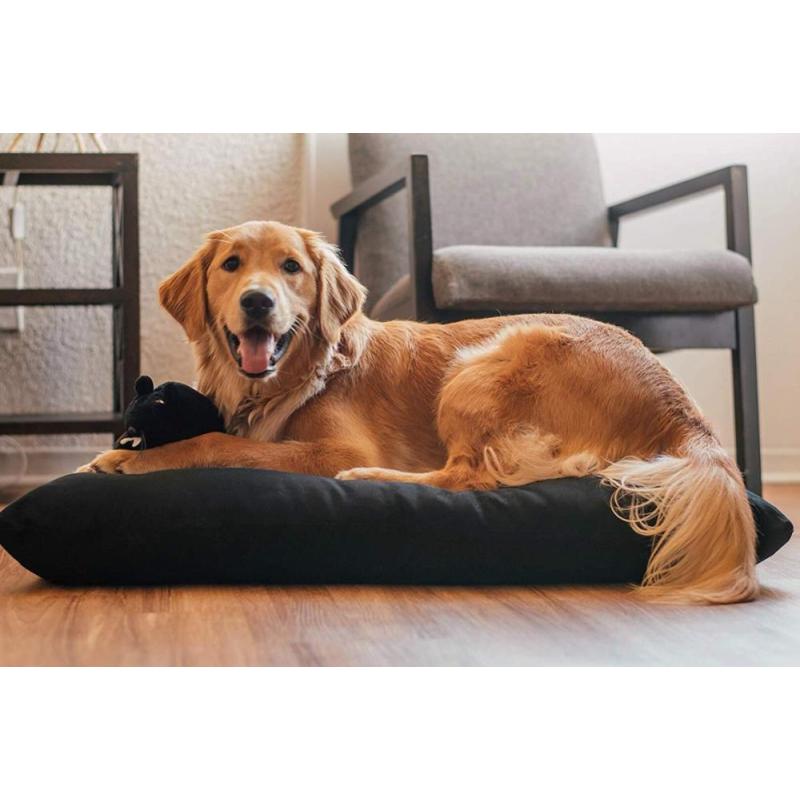 Orthopedic Bed For Dog Premium Cotton Virgin Wool Soft Cushion Pet Mattress Removable Washable Cover Indoor Durable Dog Bed