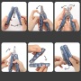 Multifunctional Dog Hair Removal Comb Brush Folding Pet Nail Scissors Cat Grooming Shedding Tools