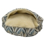 Wholesale Custom Eco Friendly Cozy Cave Pet Bed Luxury Orthopedic Dog Cat Bed With Hooded Blanket