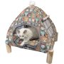 Cat and Dog Hammock Pet Teepee House Removable Portable Indoor Outdoor Pet Bed