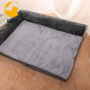 L Shape Pet Bed Pet Couch Protector Pet Bed Orthopedic Memory Foam