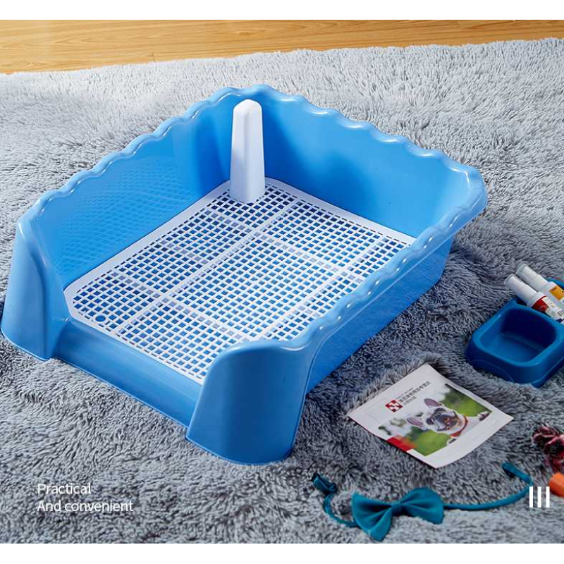 Indoor Training Dog Potty Tray Puppy Pee Pad Holder Protection Wall Cover for Male Dogs Optional