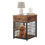 Flip Top Wooden Dog Crate Table Style Dog Kennel End Table