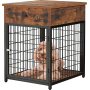 Flip Top Wooden Dog Crate Table Style Dog Kennel End Table