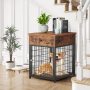 Flip Top Wooden Dog Crate Table Style Dog Kennel End Table