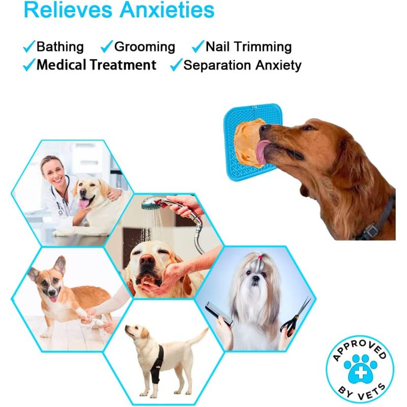 Anxiety Relief Slow Feeder Lick Pad Boredom Reducer