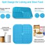 Anxiety Relief Slow Feeder Lick Pad Boredom Reducer