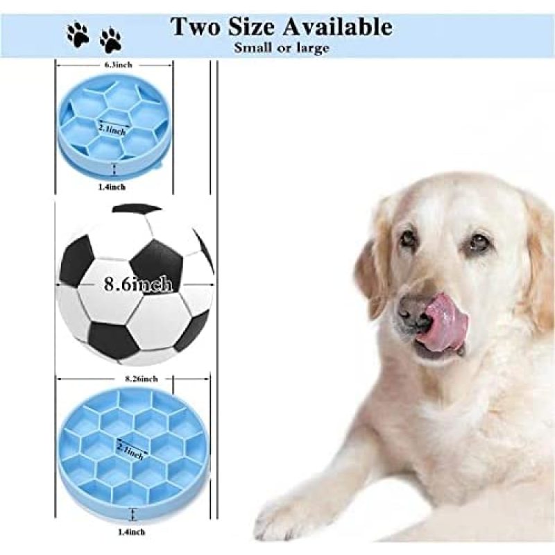 Dog Food Anti Knock Over Cup Slow Feeder Dog Bowls Honeycomb Style Use indoor