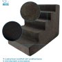 Pet Steps for Small Dogs and Cats, Portable Ramp Stairs Couch, Sofa, High Bed Climbing, Non-Slip Balanced Indoor