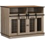 Changing Dog Crate End Table with Removable Panel Dog Cage with Shelves and Sliding Doors Wooden Dog Cage