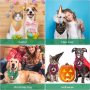 Sufficient quantity: you will receive 12 pieces festival dog bandanas in different festival themed patterns, sufficient quantity