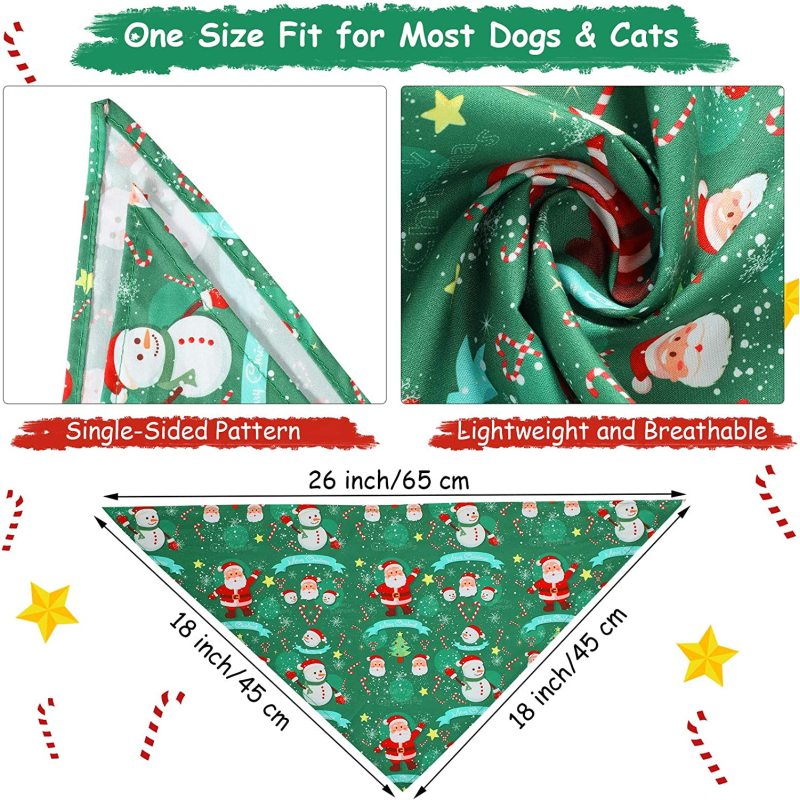 Sufficient quantity: you will receive 12 pieces festival dog bandanas in different festival themed patterns, sufficient quantity