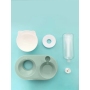 Kitten Pet Bowl With Drinking Bottle Double bowl set Protect the Cervical Spine