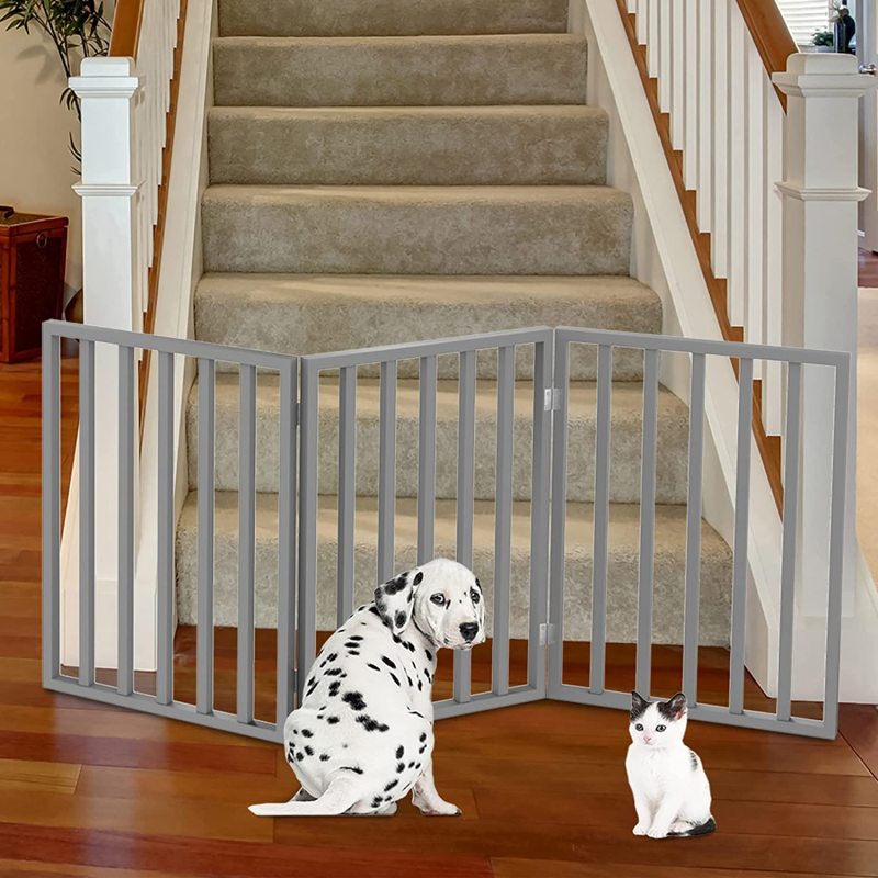 Foldable Dog Gate for Doorways Stairs or House