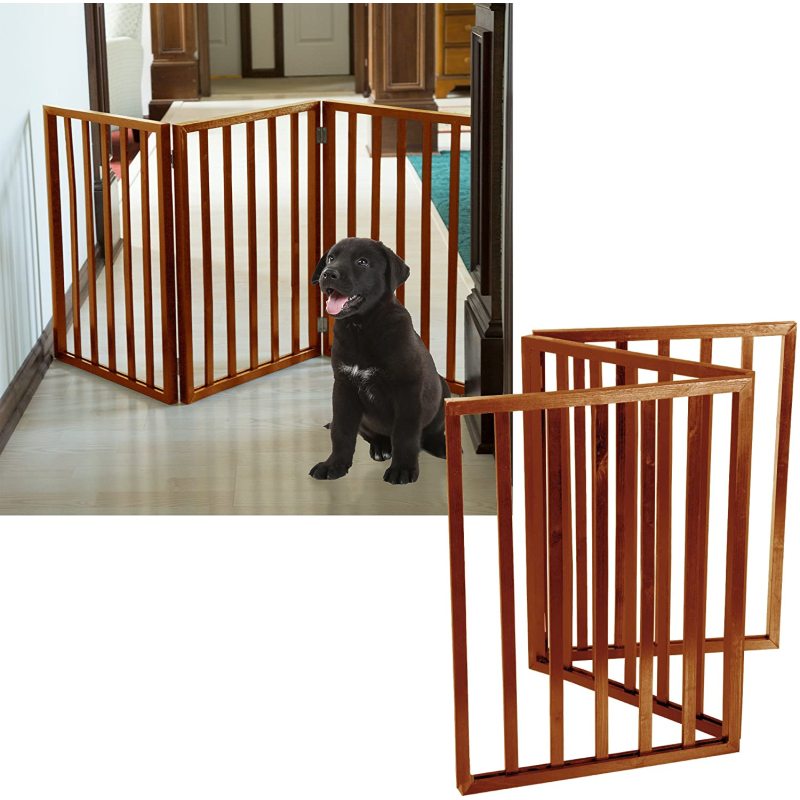 Foldable Dog Gate for Doorways Stairs or House