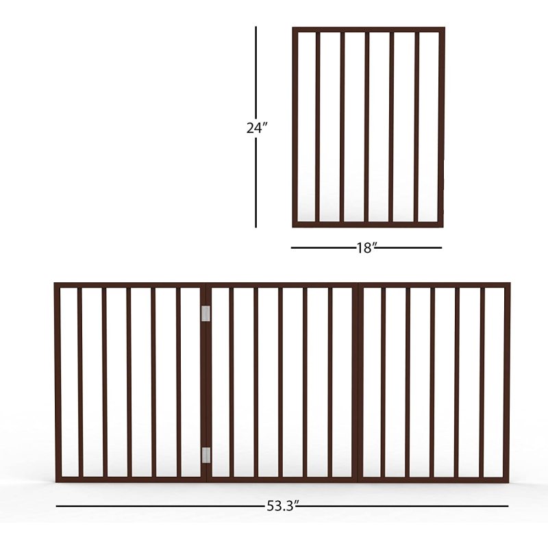 Foldable Dog Gate for Doorways Stairs or House