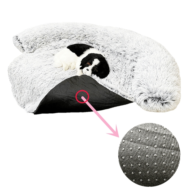 Winter Warm Dog Cat Bed Pad Mat Furniture Protector Washable Removable Plush Pet Dog Cushion Blanket Sofa Cover