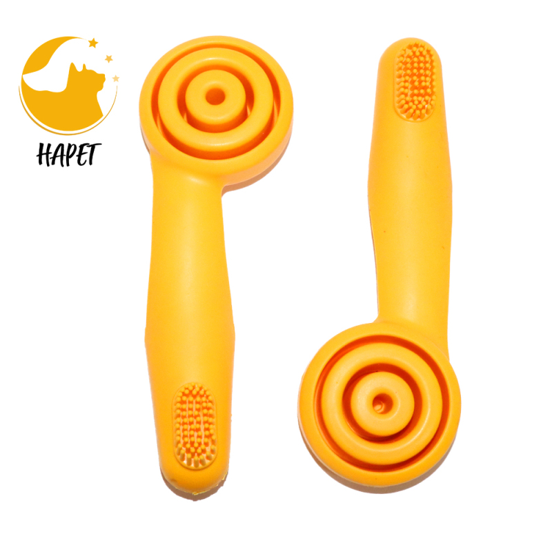 Elastic Silicone Dog Toothbrush Cat Finger Toothbrush for Pet Dental Care