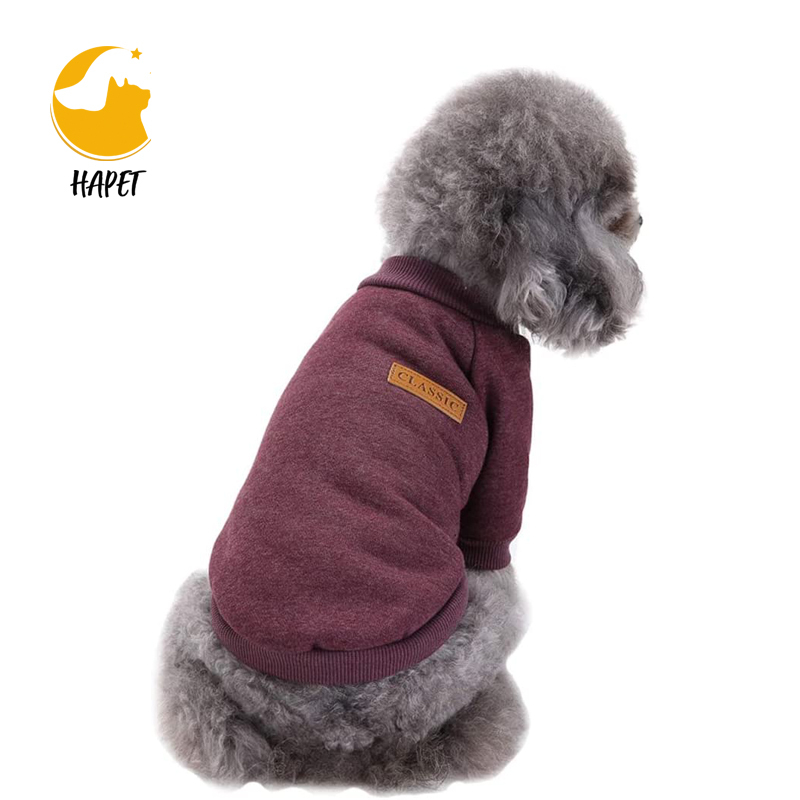 Dog Fleece Jacket with Reflective Stripe Pullover Stretchy Dog Sweater Warm Pet Clothes Lightweight Dog Sweaters
