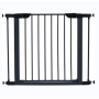 Wide in Textured Graphite Steel Pet Gate Use In The Living Room To Get Safe of The Baby