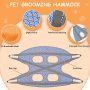 Pet Dog Grooming Hammock Harness for Cats & Dogs, Dog Sling for Grooming, Dog Hammock Restraint Bag with Nail Clippers/Trimmer,