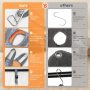 Pet Dog Grooming Hammock Harness for Cats & Dogs, Dog Sling for Grooming, Dog Hammock Restraint Bag with Nail Clippers/Trimmer,