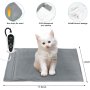 Pet Heating Pad, Upgraded Electric Dog Cat Heating Pad Indoor Waterproof, Auto Power Off