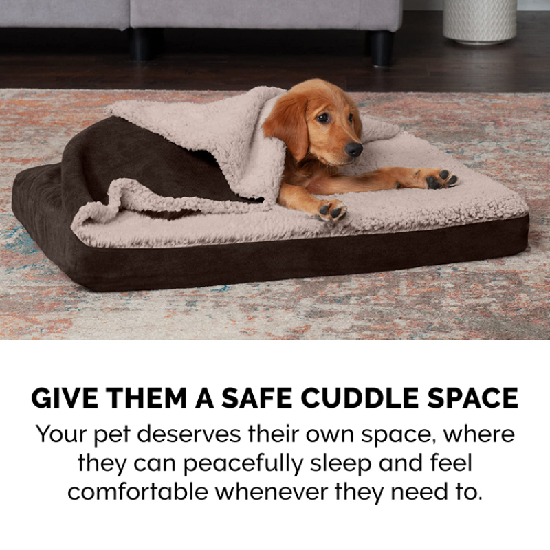 Orthopedic, Cooling Gel, and Memory Foam Pet Beds for Small, Medium, and Large Dogs and Cats Perfect Comfort Sofa Dog Bed