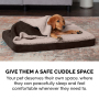 Orthopedic, Cooling Gel, and Memory Foam Pet Beds for Small, Medium, and Large Dogs and Cats Perfect Comfort Sofa Dog Bed