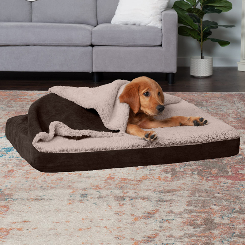 Orthopedic, Cooling Gel, and Memory Foam Pet Beds for Small, Medium, and Large Dogs and Cats Perfect Comfort Sofa Dog Bed