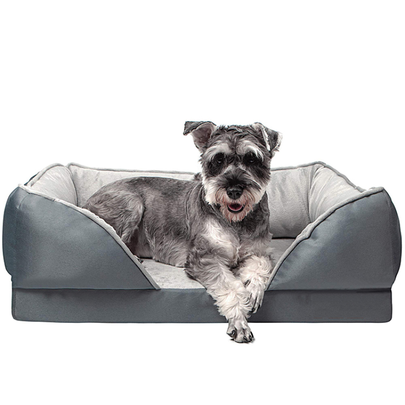 Orthopedic, Cooling Gel, and Memory Foam Pet Beds for Small, Medium, and Large Dogs and Cats Perfect Comfort Sofa Dog Bed