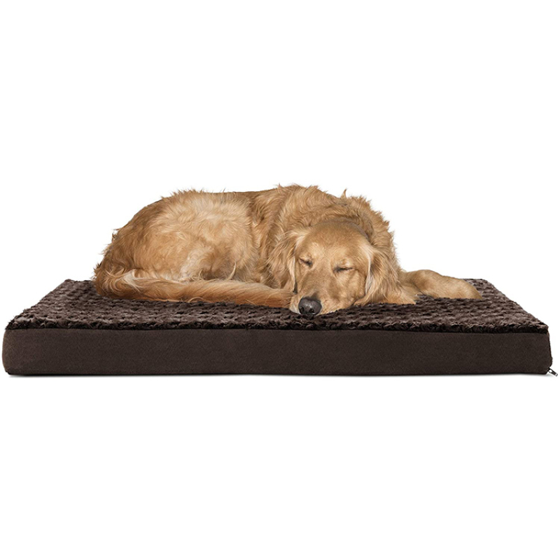 Orthopedic Cooling Gel and Memory Foam Pet Beds for Dogs and Cats Dog Bed Machine Washable Removable Cover Indoor Cat Dog Mat