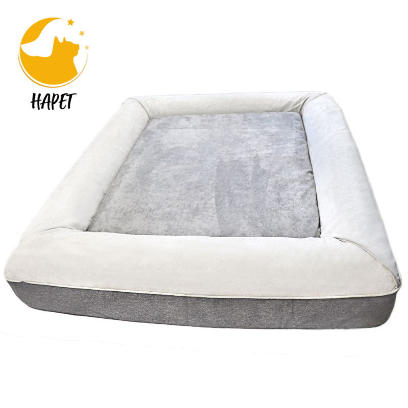 Washable Orthopedic Pet Dog Beds Luxury Waterproof Memory Foam Pet Bed For Dog