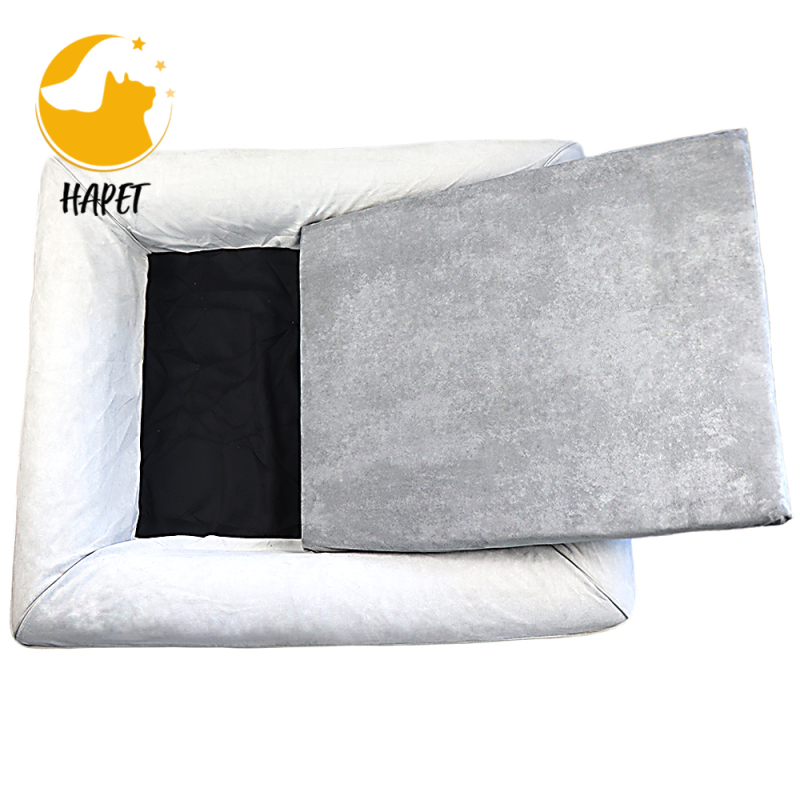 Washable Orthopedic Pet Dog Beds Luxury Waterproof Memory Foam Pet Bed For Dog