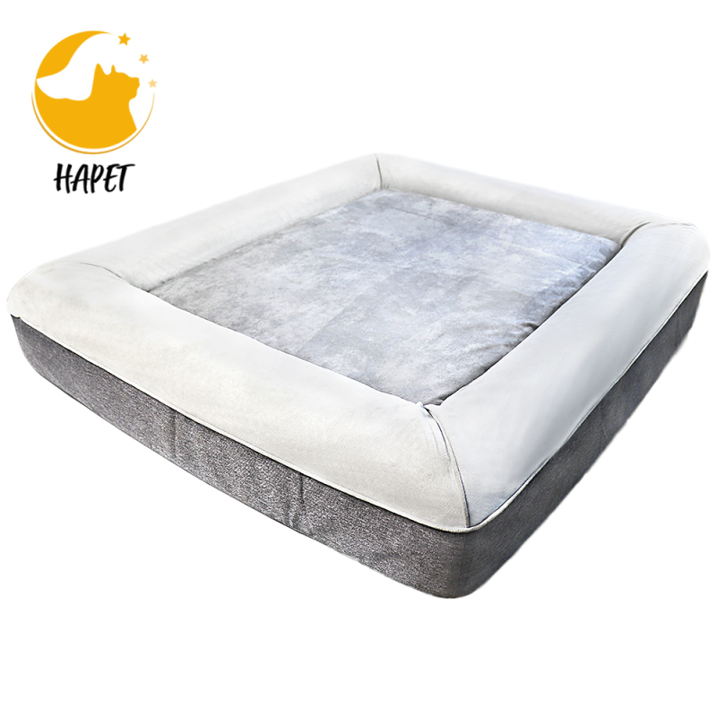 Washable Orthopedic Pet Dog Beds Luxury Waterproof Memory Foam Pet Bed For Dog