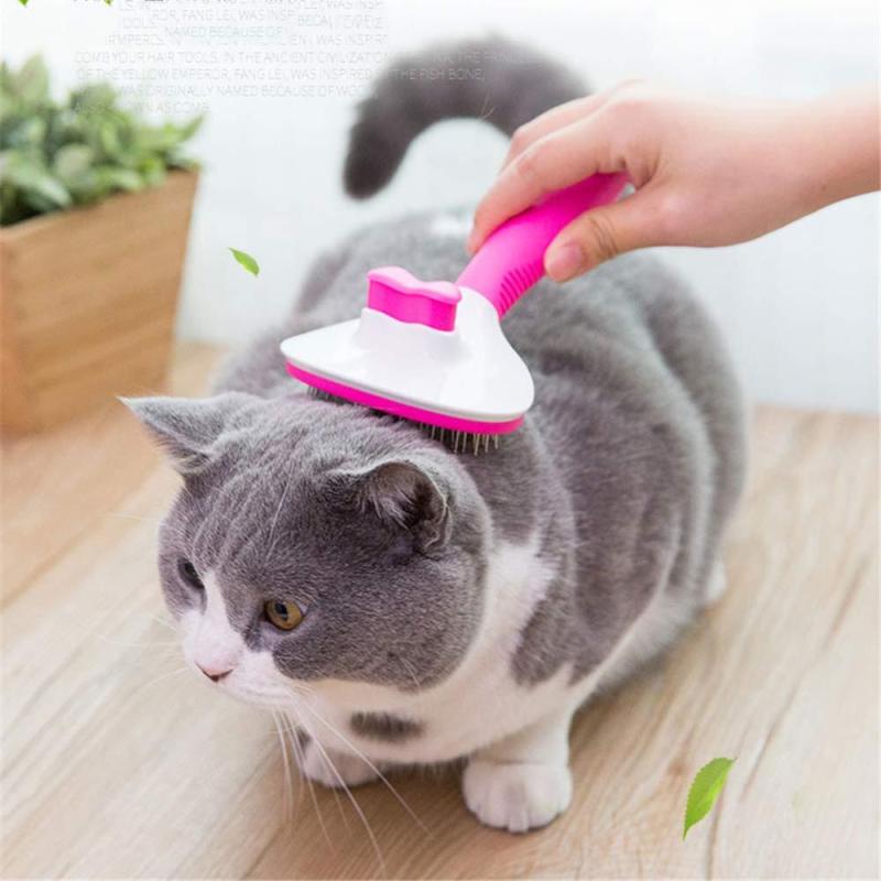 Cheap Hot Sale Top Quality Dog Cat Grooming Brush Pet Cleaner Comb Hair Removal Massage Tool