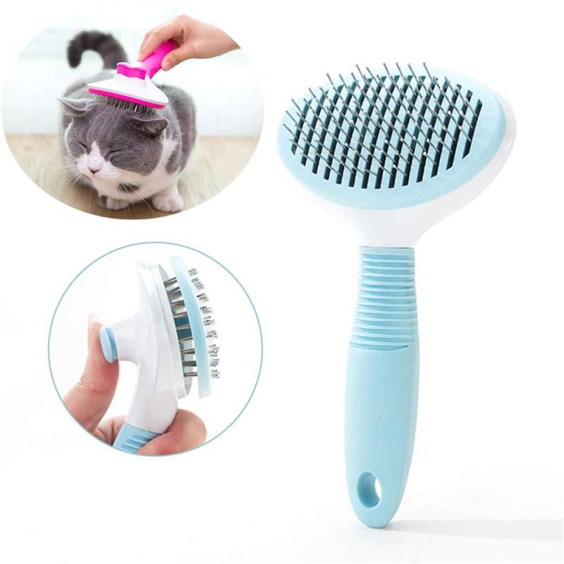 Cheap Hot Sale Top Quality Dog Cat Grooming Brush Pet Cleaner Comb Hair Removal Massage Tool