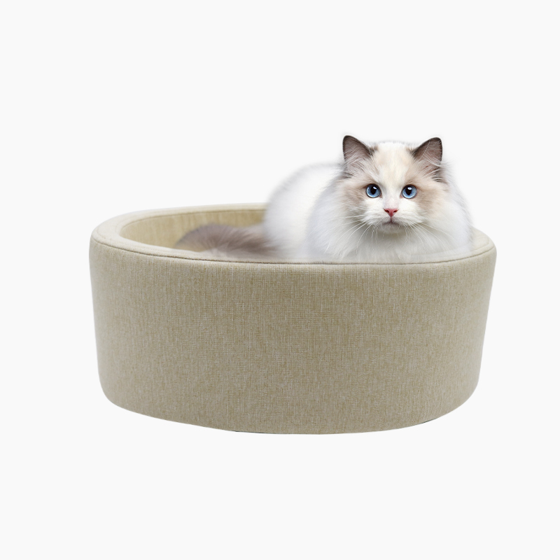 Open high-end sponge pet cat litter easy to clean of four seasons round simple pet supplies
