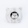 2020 New Custom Design Cute Wooden Indoor Cardboard Warm Cat Pet House Small cat bed cave