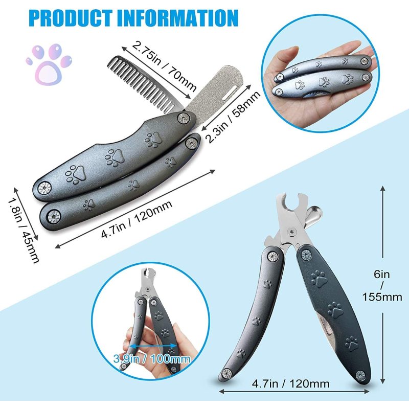Heavy Duty Metal Wholesale Pet Grooming Scissors Dog Nail Cutters Quiet Sharpest