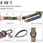 Absorbing Retractable Strong Military Dog Leashes with Car Seat Belt for Large Dogs