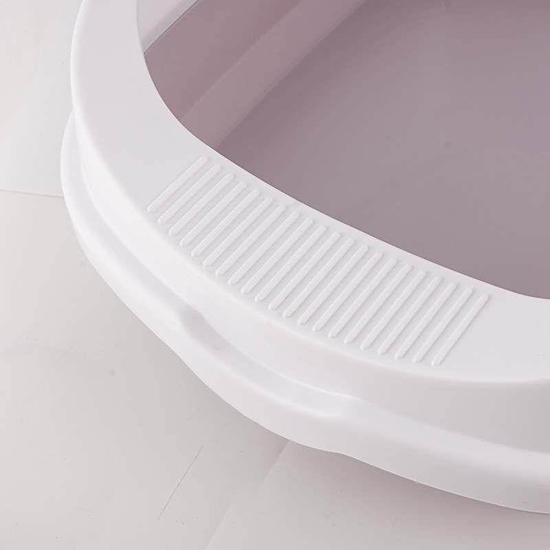Wholesale Clean Up Plastic Custom Color Size Pet Cat Liter Box Litter Tray