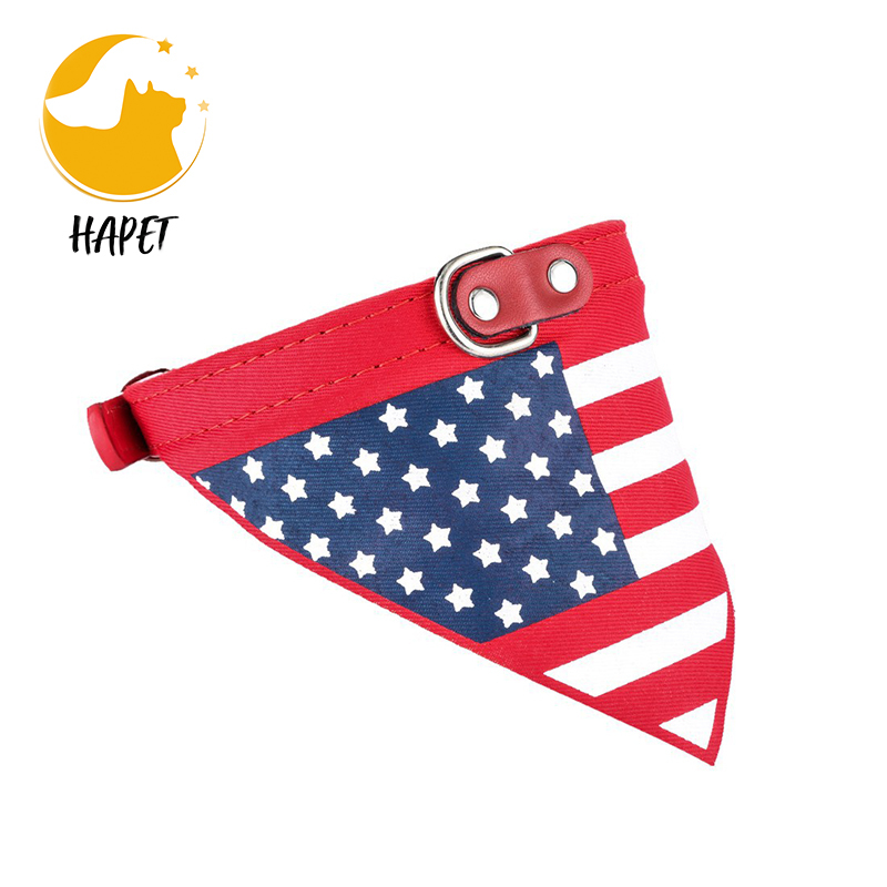 Dog Bandanas with Adjust Buckle Pet Triangle Scarf Washable Dog Bandana Collar