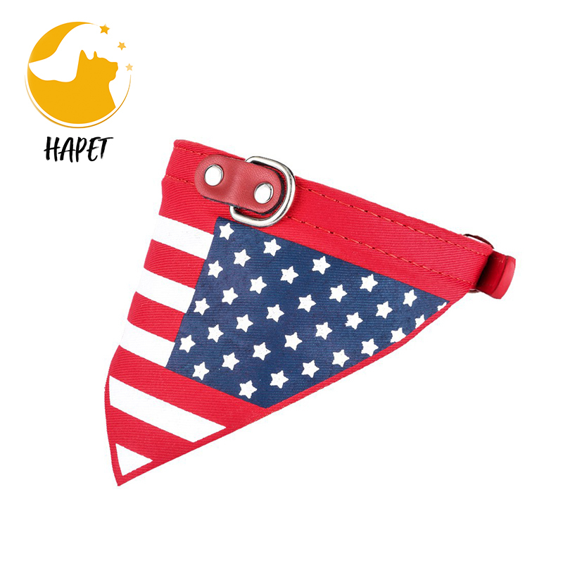 Dog Bandanas with Adjust Buckle Pet Triangle Scarf Washable Dog Bandana Collar