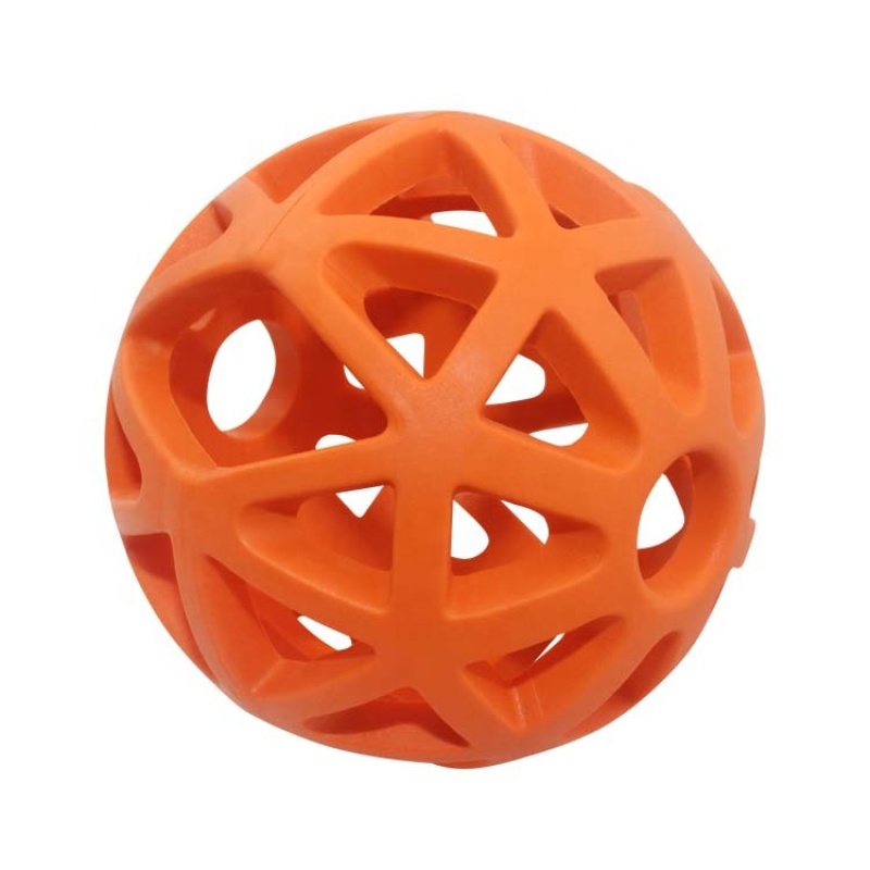 Professional manufacture cheap dog toy Rubber fence ball pet bite toy rubber dog pet rubber ball