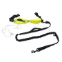 retractable hand free bungee running jogging waist belt dog leash